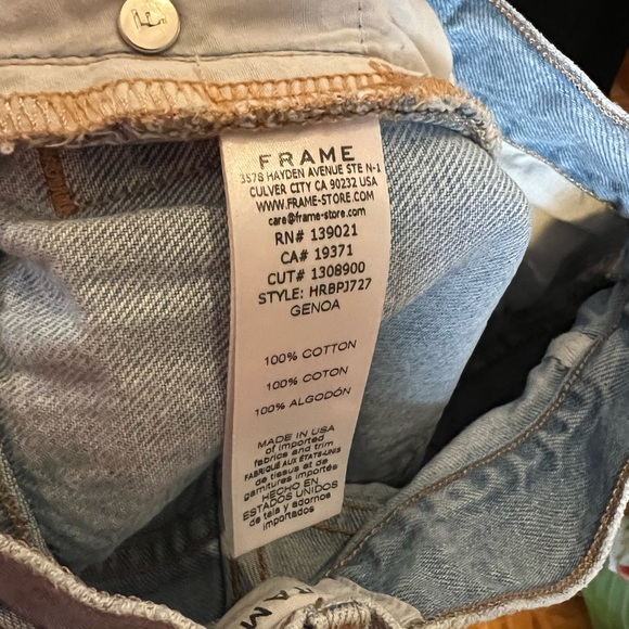 Frame High Rise Baggy Pocket Jean Genoa 25 - Picture 10 of 13